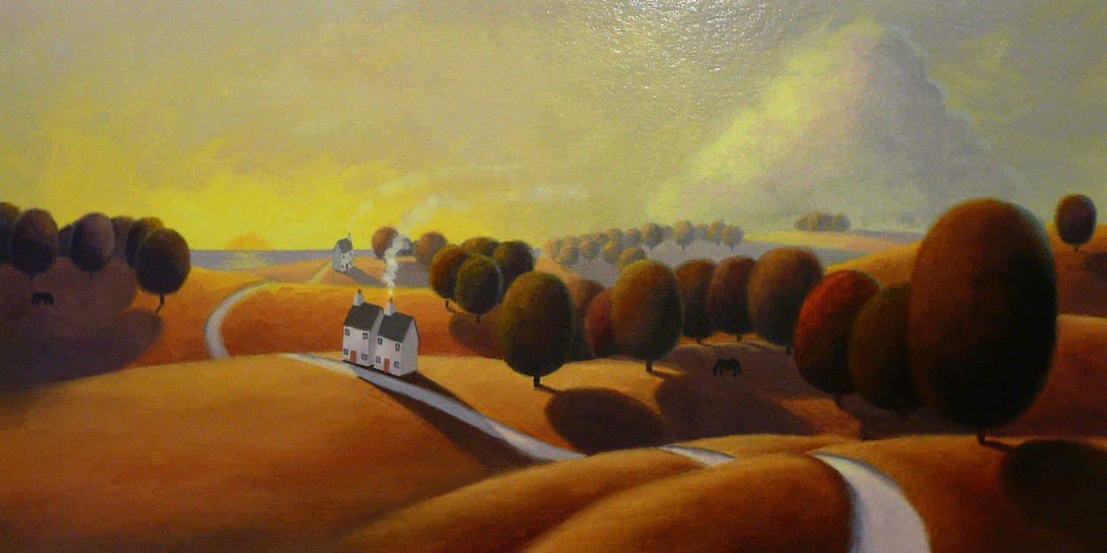 Hues Of Gold by Paul Corfield, Landscape | Sea