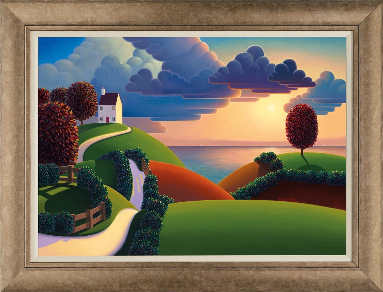 Clouds over the Sea by Paul Corfield, Landscape