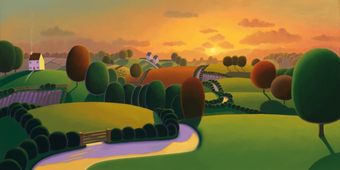 A New Day by Paul Corfield, Landscape