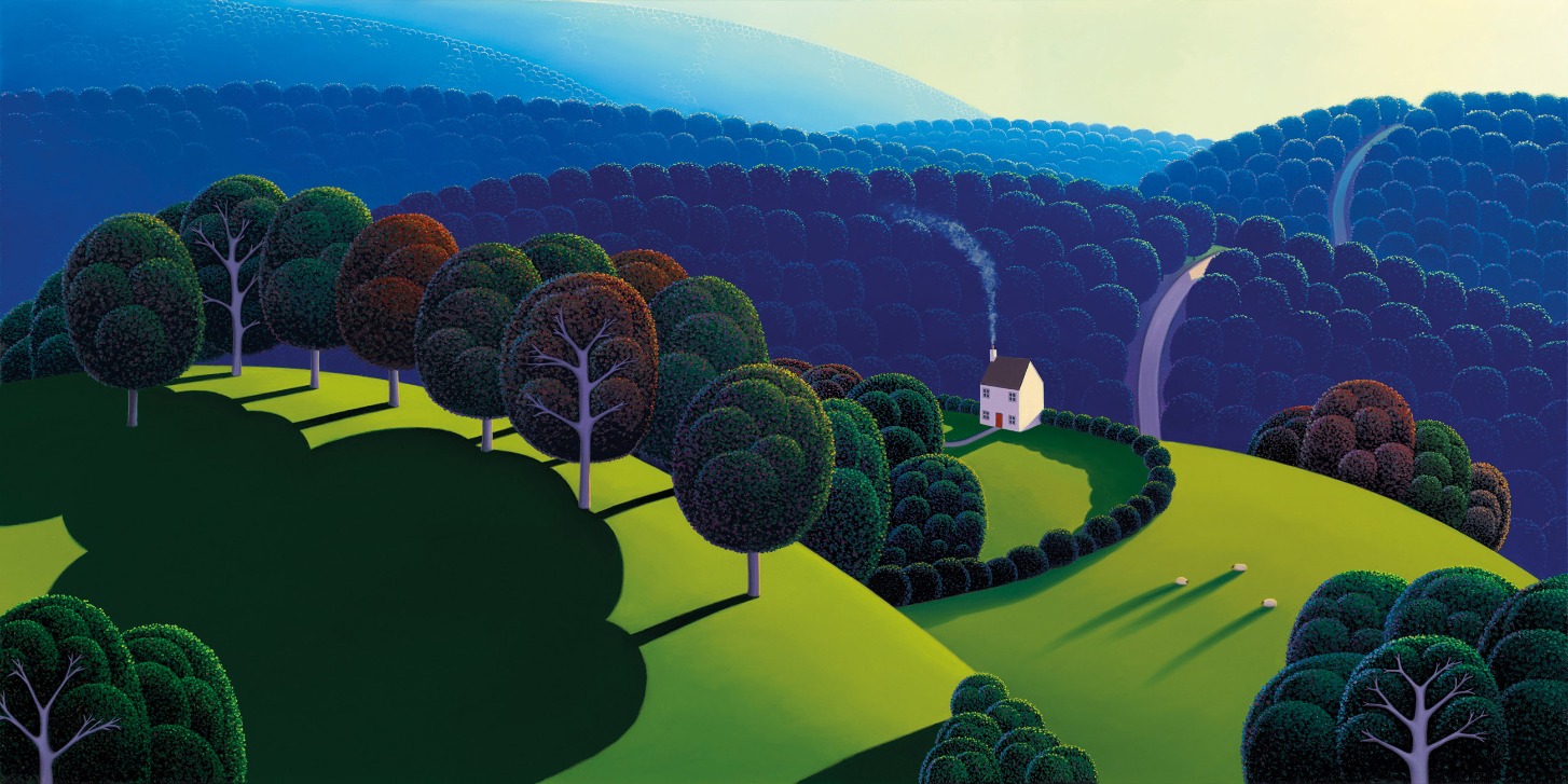 On the Edge of the Forest by Paul Corfield, Abstract | Landscape