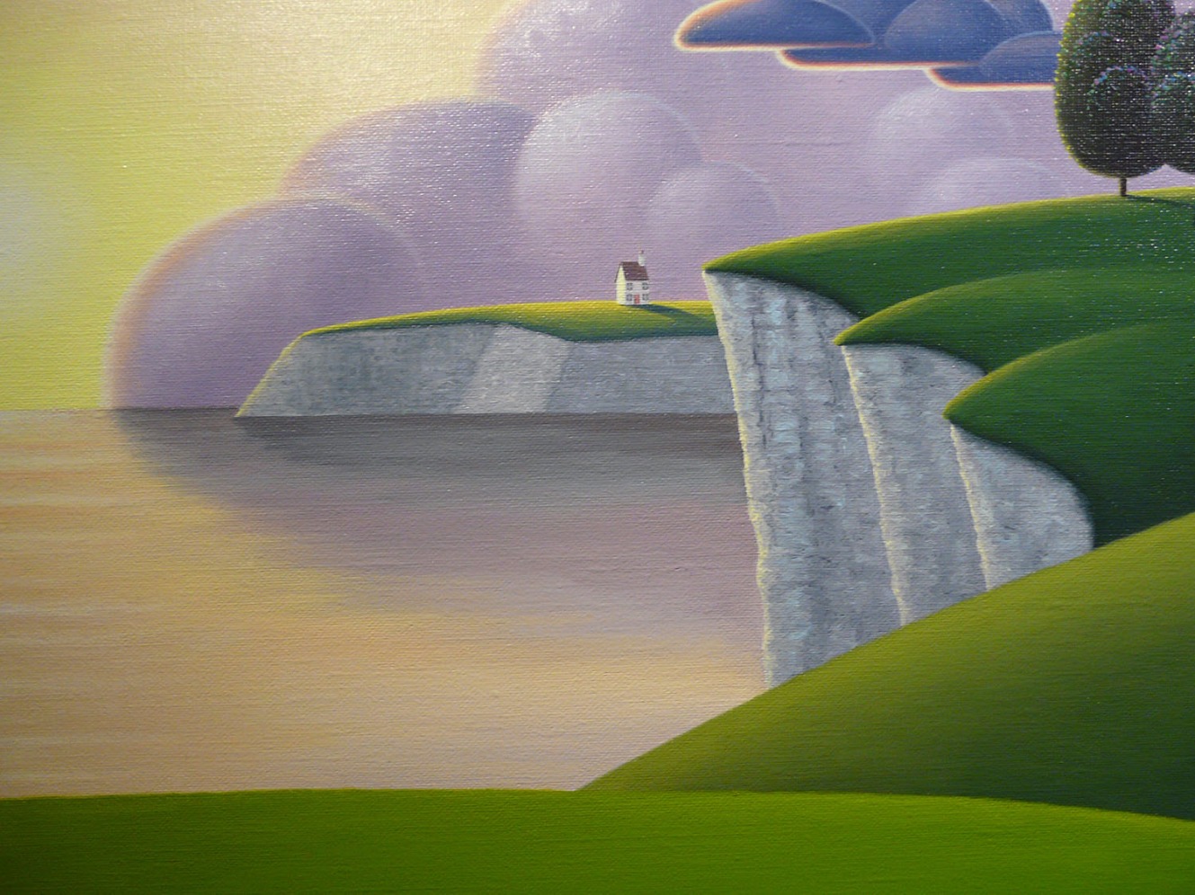 Paradise Bay by Paul Corfield, Abstract | Landscape