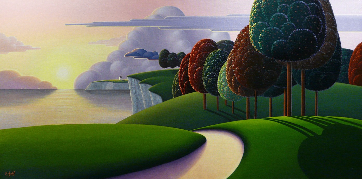 Paradise Bay by Paul Corfield, Abstract | Landscape