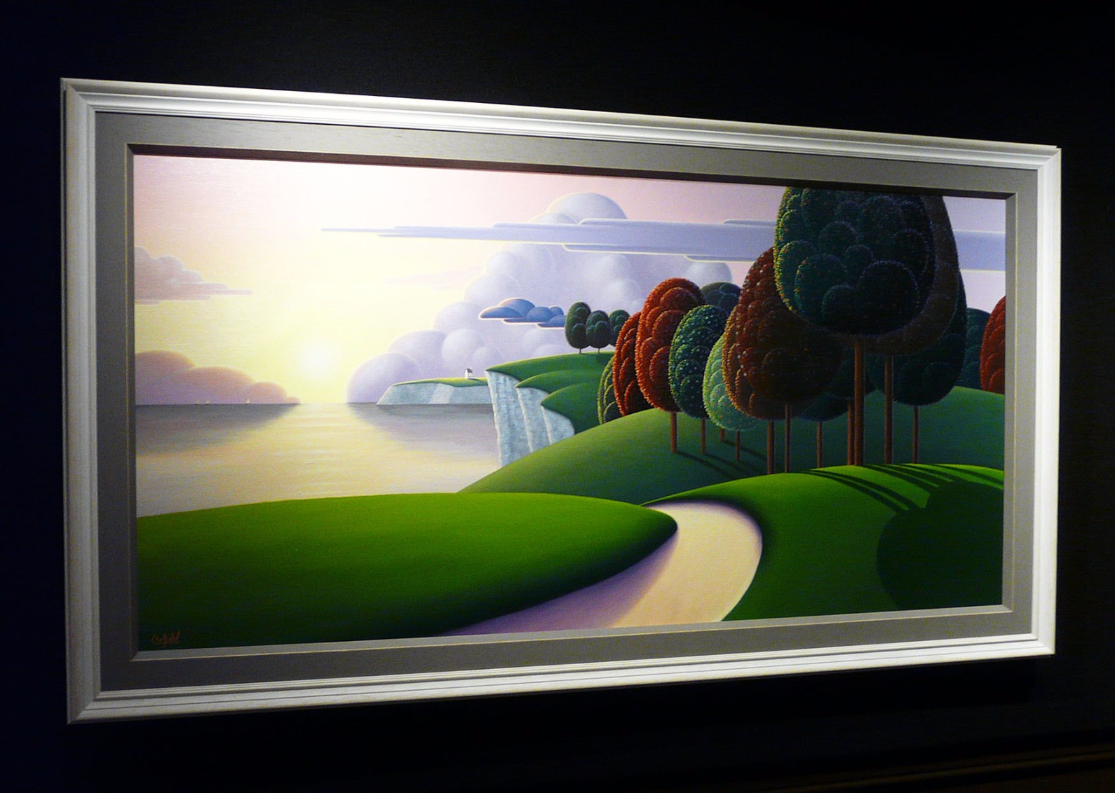 Paradise Bay by Paul Corfield, Abstract | Landscape
