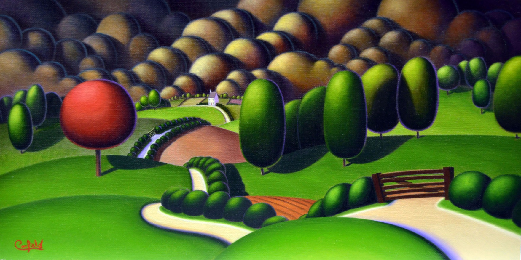 Untitled Study 156 by Paul Corfield, Abstract | Landscape