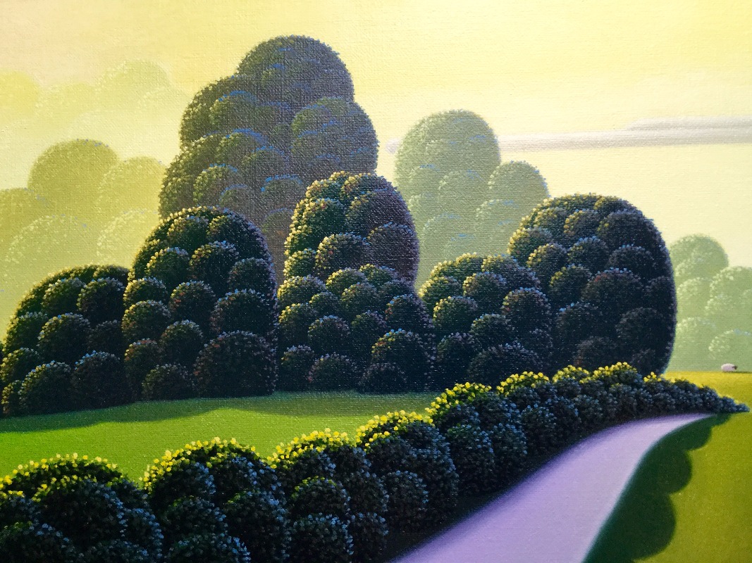 Emerald Mist by Paul Corfield, Landscape | Naive