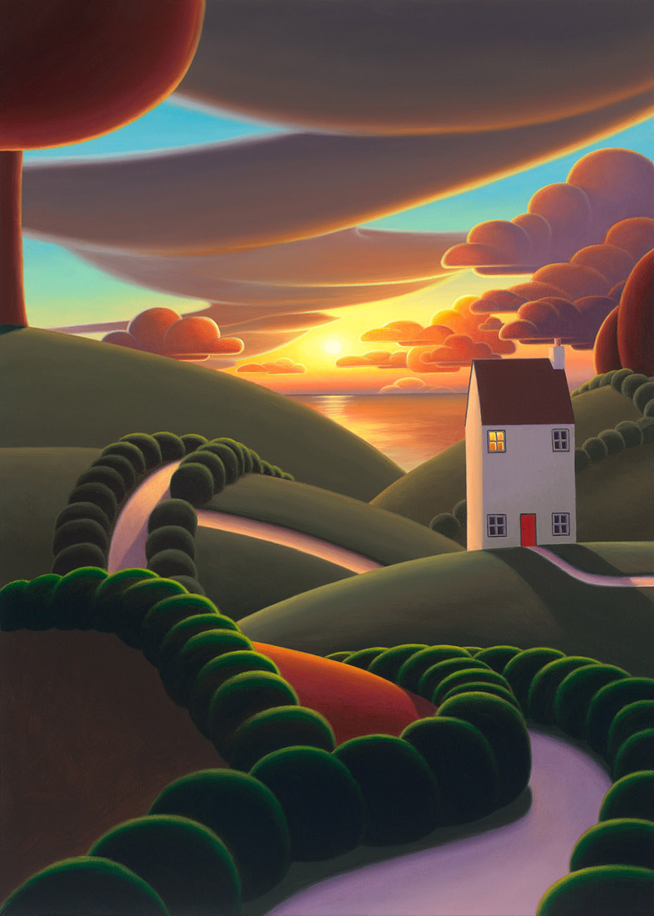 Summer Nights by Paul Corfield, Landscape | Rare