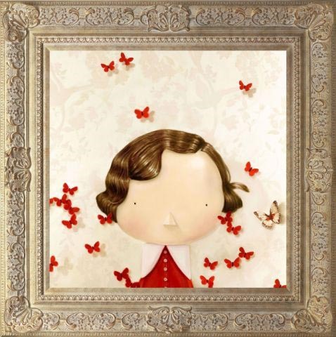 Portrait of Miss Cecile Bourget by Shazia, Children
