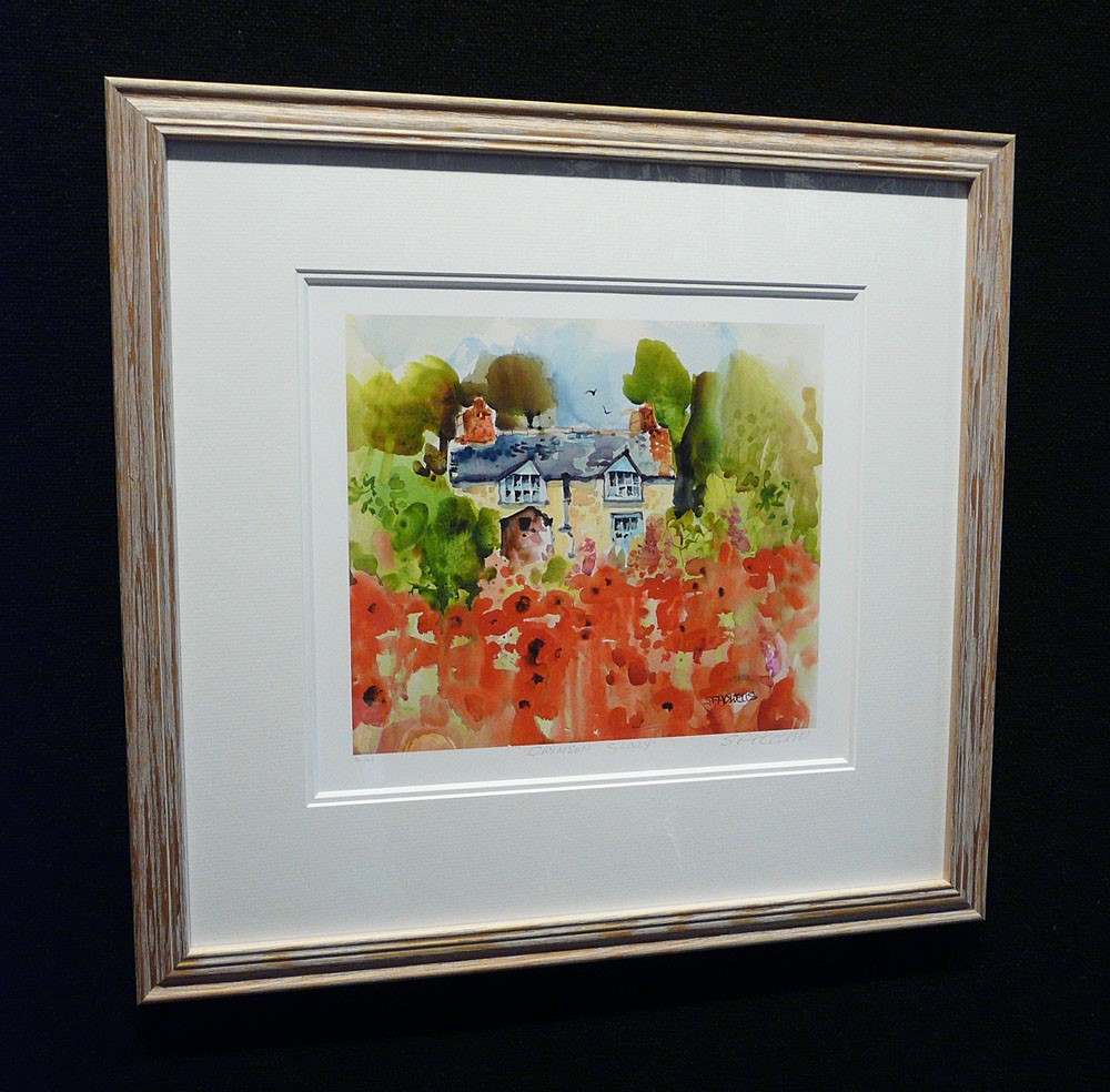 Crimson Glory by Sue Howells, Landscape | Flowers