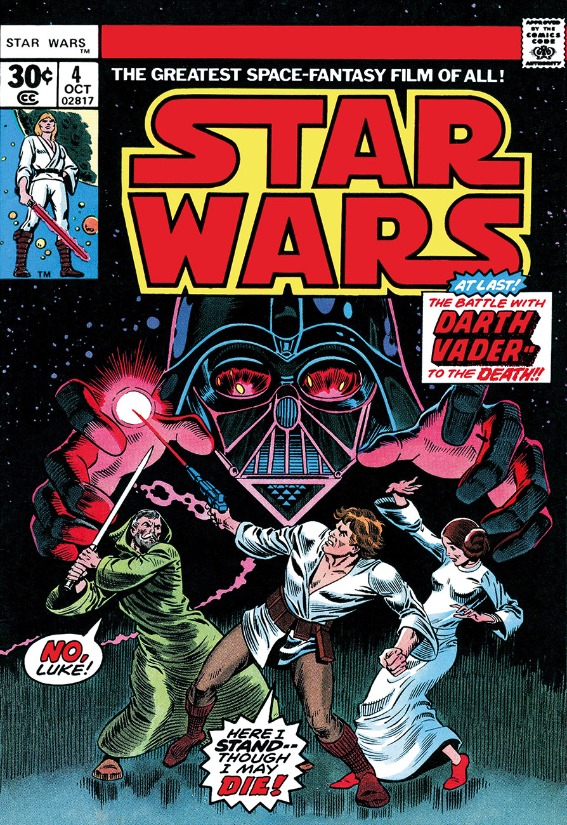 In Battle with Darth Vader - Star Wars #4 by Marvel Comics - Stan Lee, Comic | Film | Nostalgic | Marvel