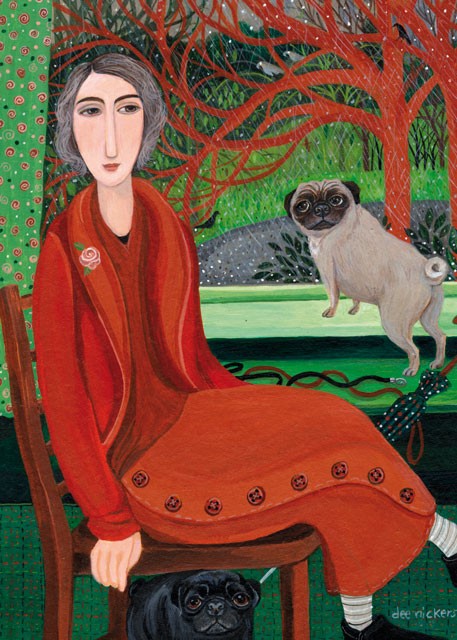 It Just Kept on Raining by Dee Nickerson, Cards