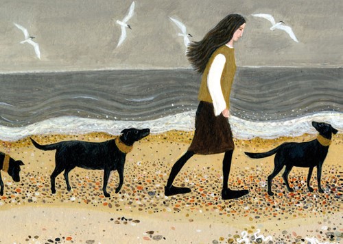 Walking the Dogs by Dee Nickerson, Cards