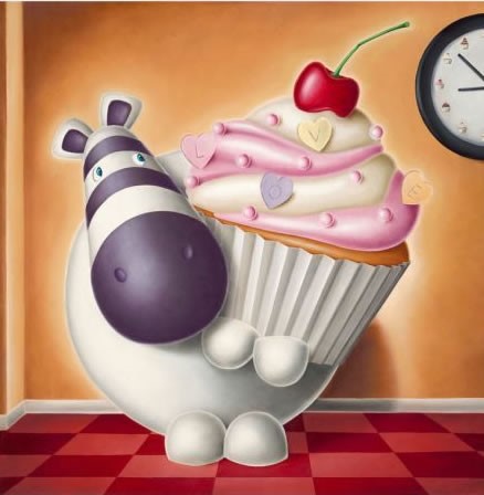 Cake O'Clock by Peter Smith, Humour