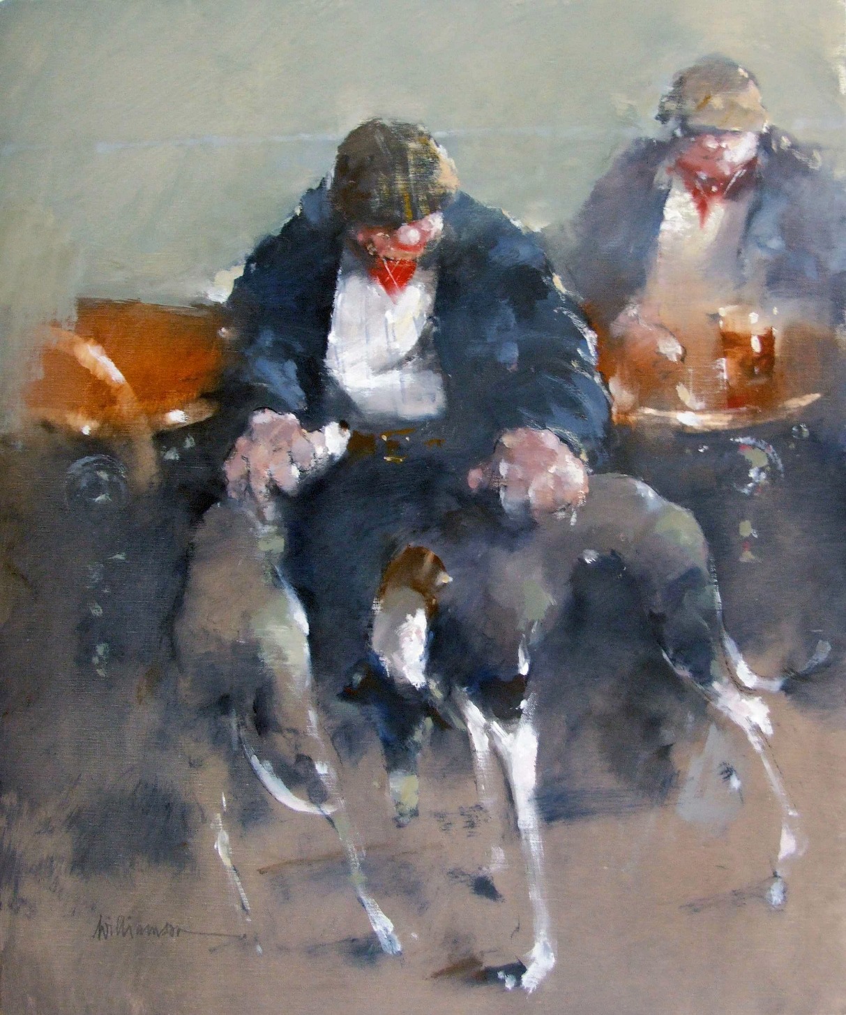 Alter Ego by Lawrie Williamson, Dog | Figurative | Pub | Nostalgic