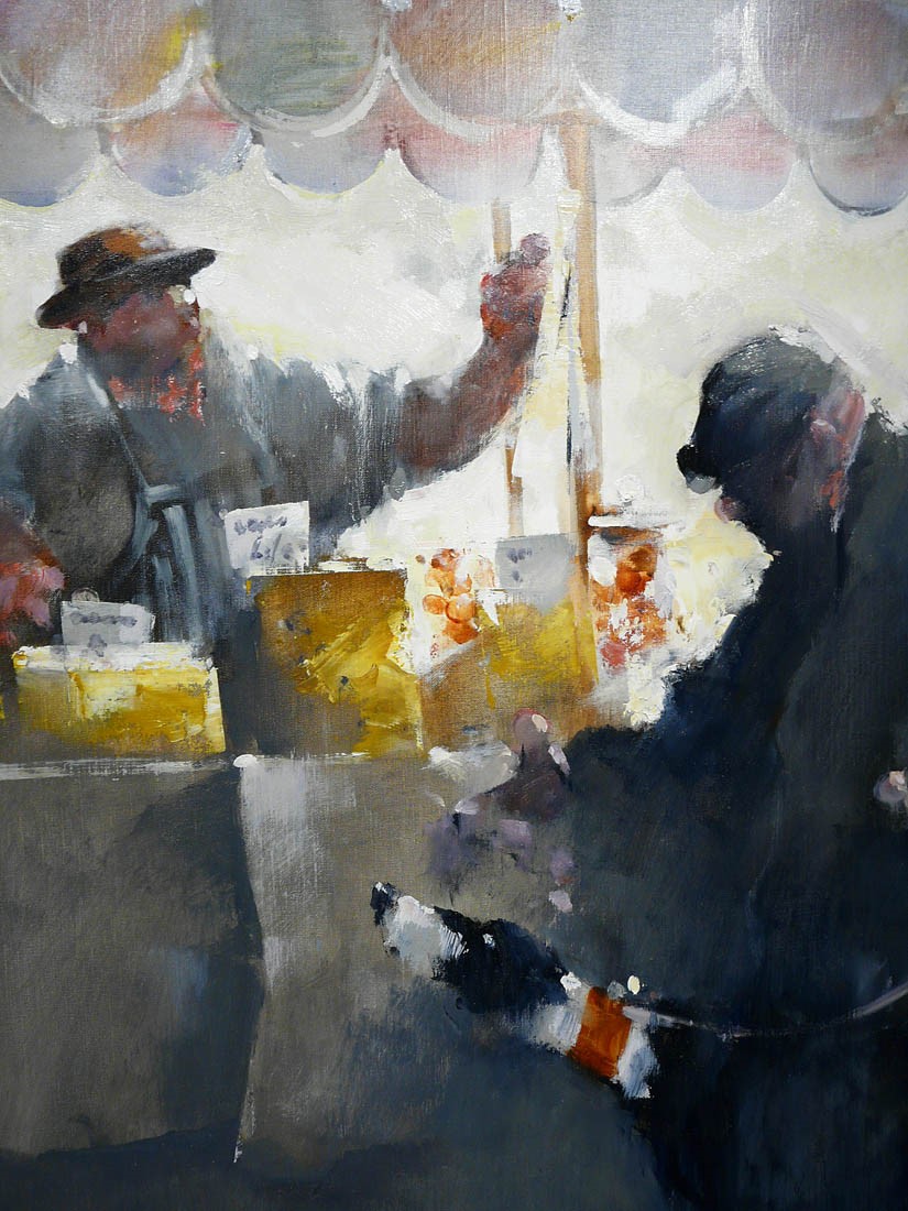 Cheese Market by Lawrie Williamson, Nostalgic | Dog | Northern | Figurative