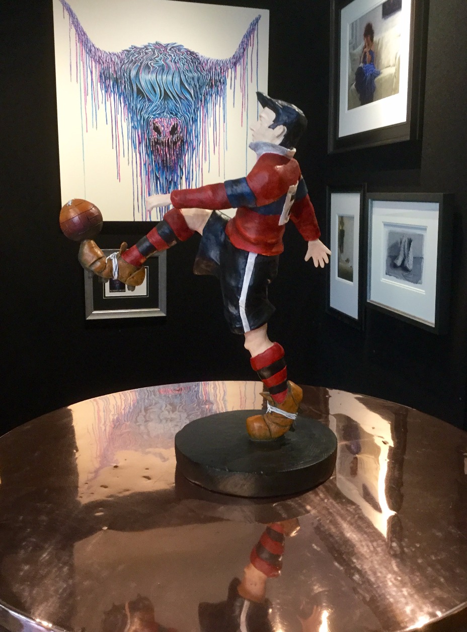 The Champion by Mackenzie Thorpe, Football | Sculpture | Nostalgic