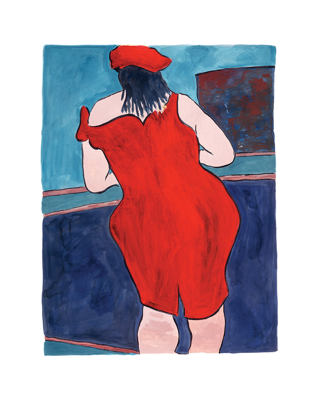 Woman in Red Lion Pub (2016) by Bob Dylan, Music | Figurative | Dylan