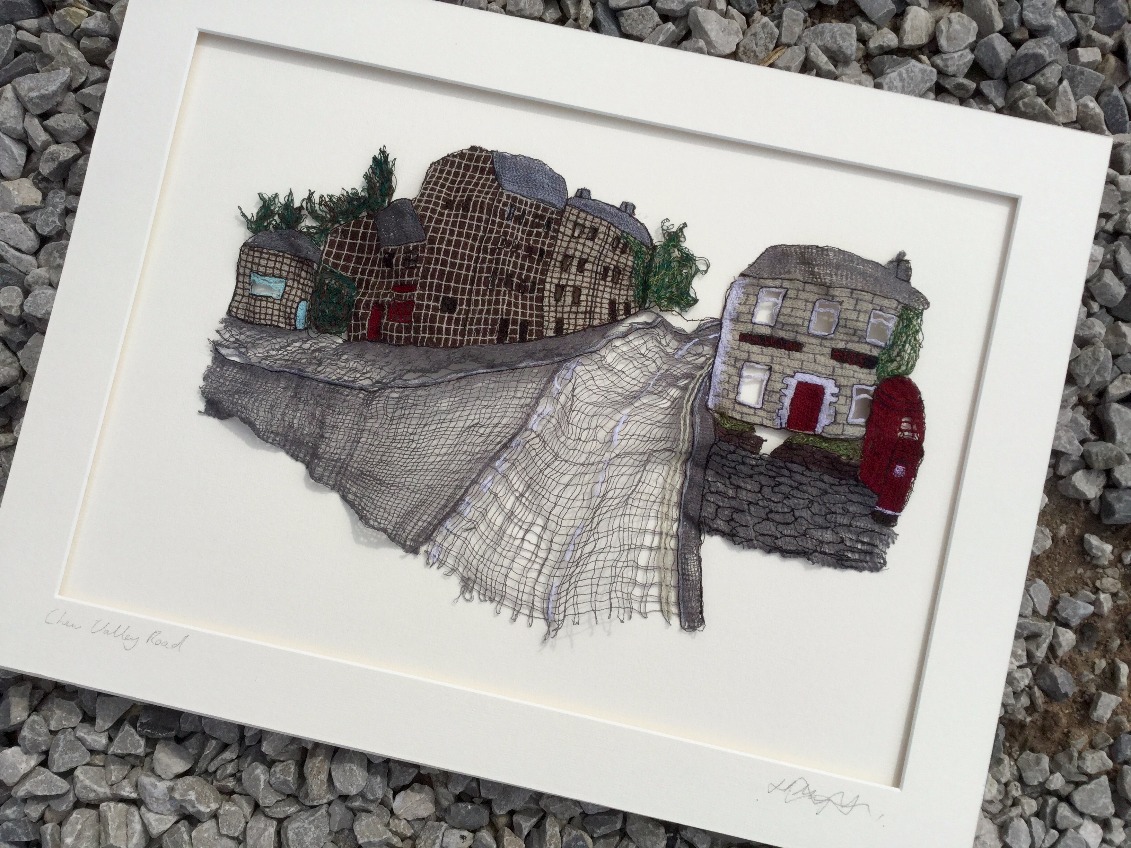 Chew Valley Road (Greenfield) by Hayley Murphy, Textile | Local | Northern
