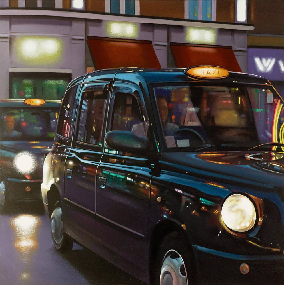 Soho Cab Ride by Neil Dawson, London