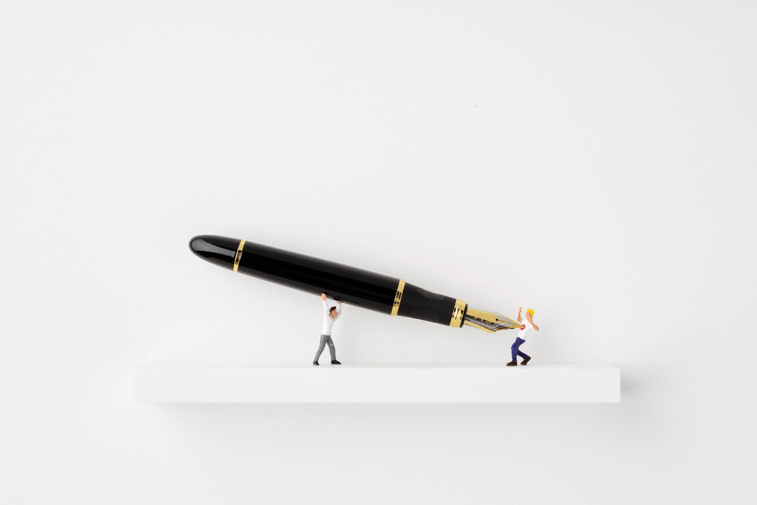 The Pen is Mightier than the Sword by Nic Joly, Humour | Sculpture | 3D