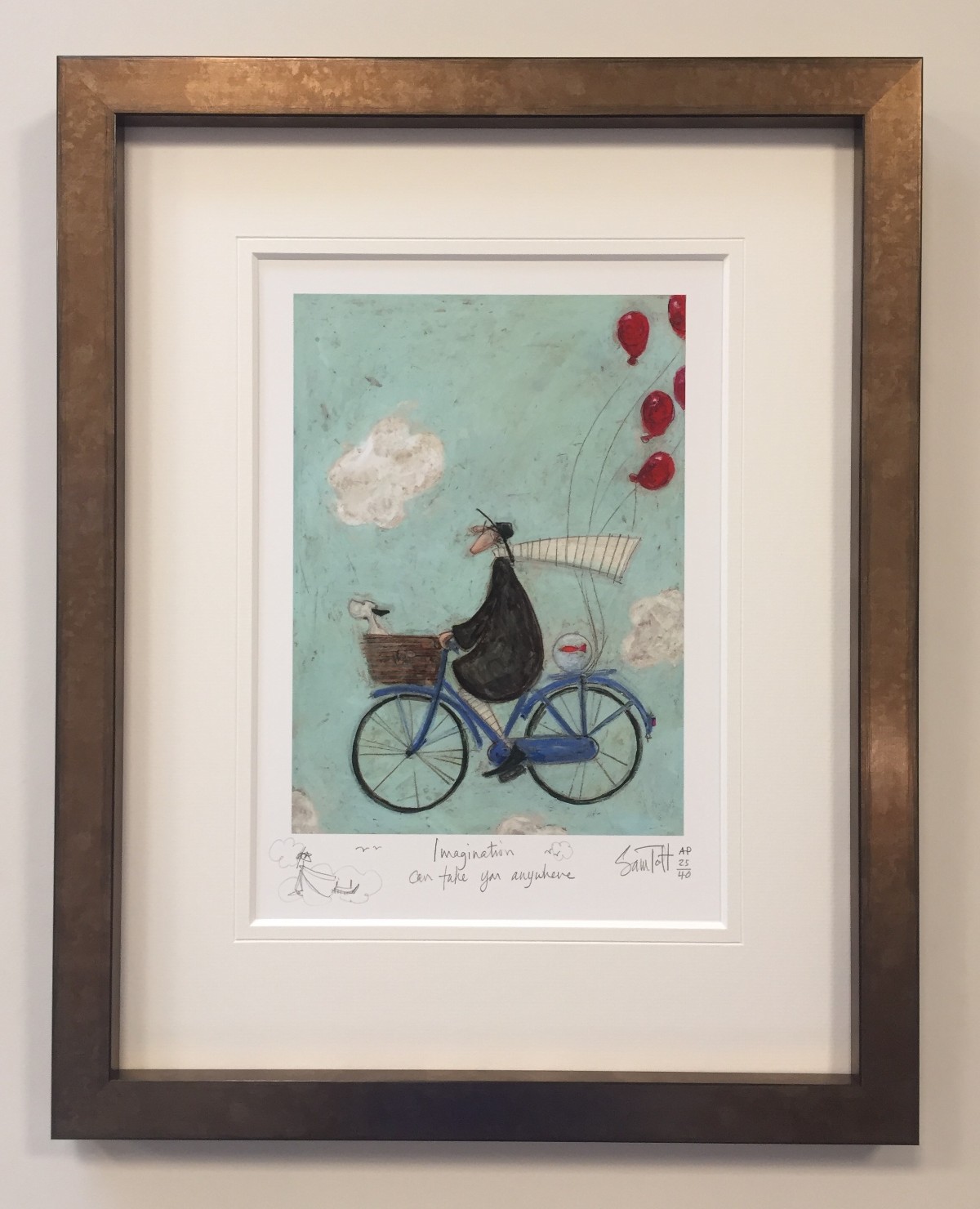 Imagination can take you Anywhere (AP Remarque) by Sam Toft