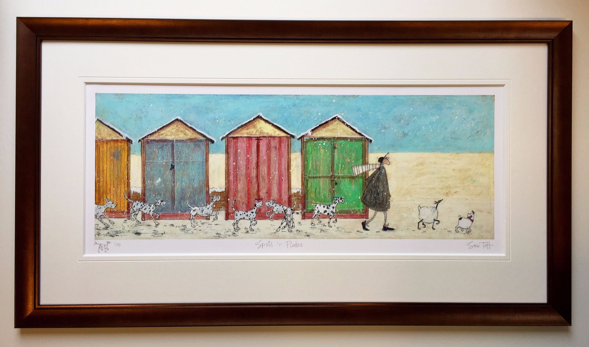 Spots 'n Flakes (Remarque) (1/150) by Sam Toft Spots 'n Flakes (Remarque) (1/150) by Sam Toft, Dog | Animals | Rare | Humour | Figurative
