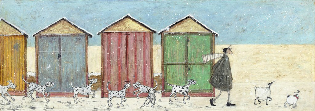 Spots 'n Flakes (Remarque) (1/150) by Sam Toft, Dog | Animals | Rare | Humour | Figurative