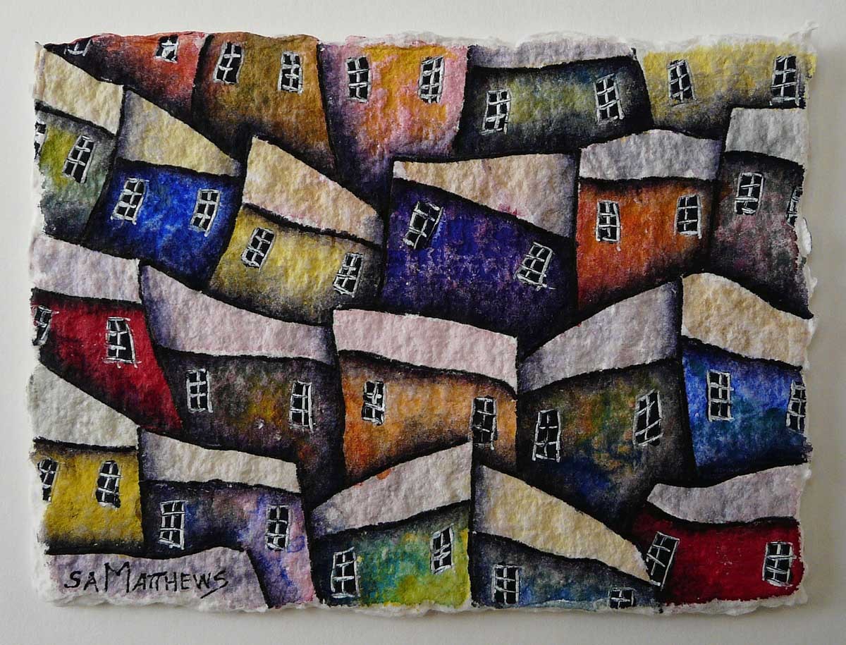 Terrace Rows 1 by Sam Matthews Terrace Rows 1 by Sam Matthews, Abstract | Landscape