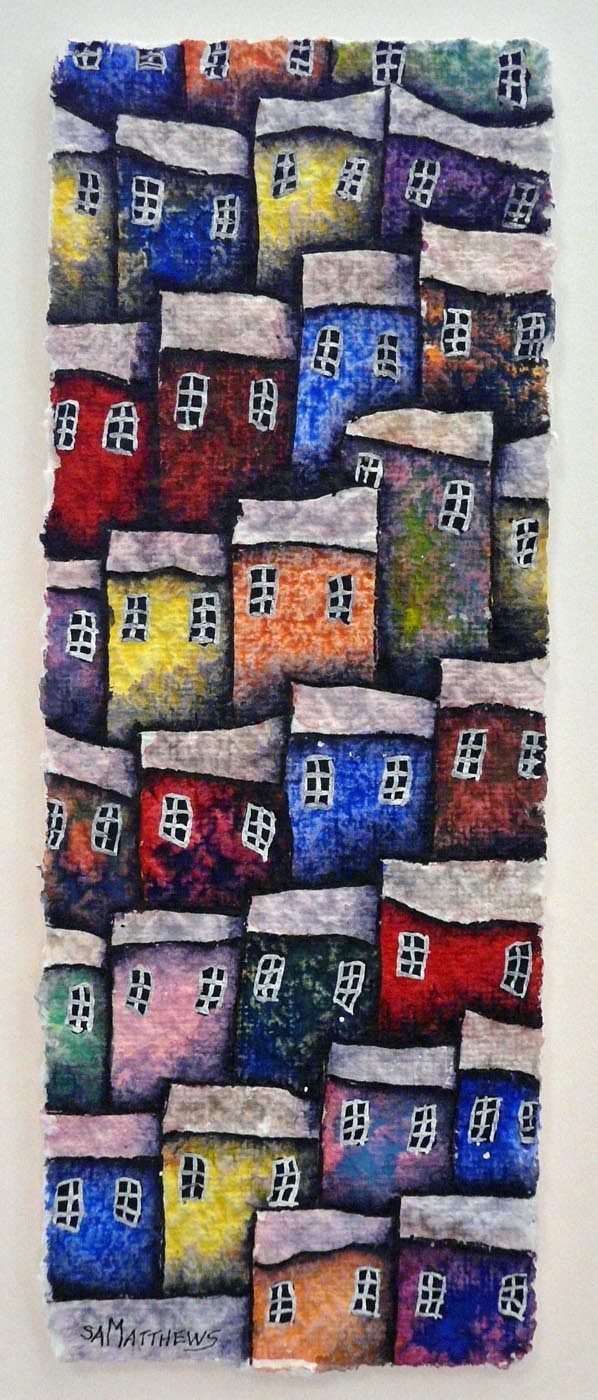 Terraced Heights I by Sam Matthews Terraced Heights I by Sam Matthews, Abstract | Landscape