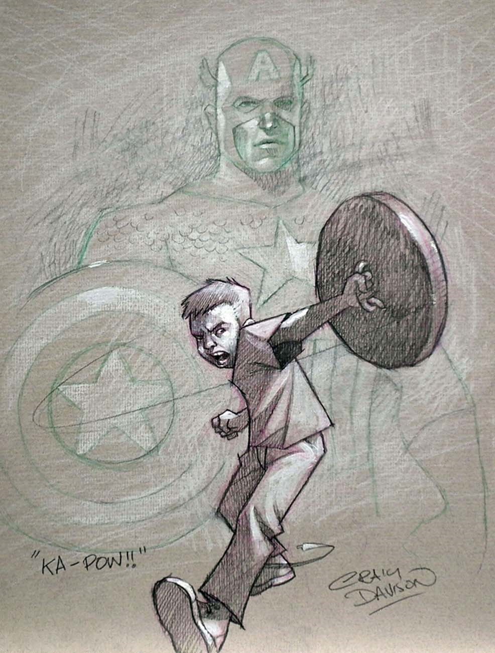 KA-POW!! by Craig Davison KA-POW!! by Craig Davison, Children | Comic | Figurative | Film | Illustrative | Marvel | Nostalgic