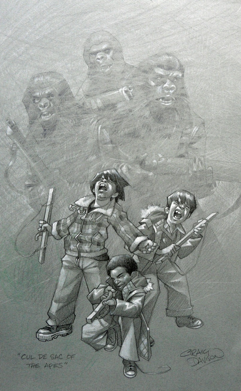 Cul de Sac of the Apes by Craig Davison Cul de Sac of the Apes by Craig Davison, Film | Nostalgic | Animals | Children