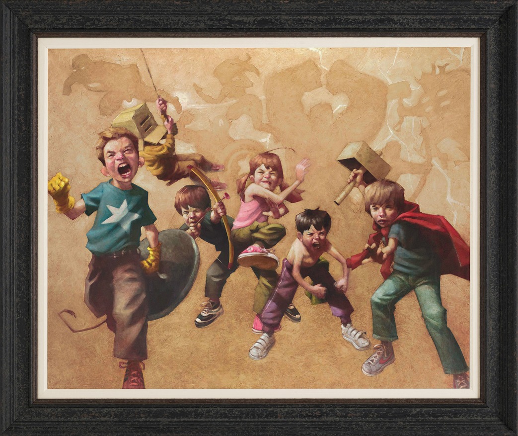 Avengers Resembled by Craig Davison, Comic | Marvel | Nostalgic | Children | Film