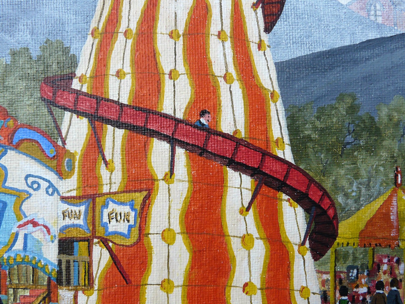 The Village Fair by Allen Tortice The Village Fair by Allen Tortice, Industrial | Landscape | Northern | Nostalgic | Lowry | Local