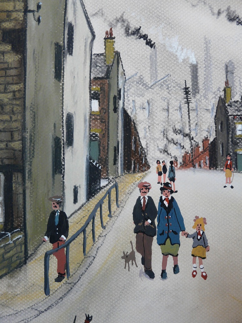 Street Scene by Allen Tortice, Children | Family | Industrial | Northern | Nostalgic | Rare | Customer Sale