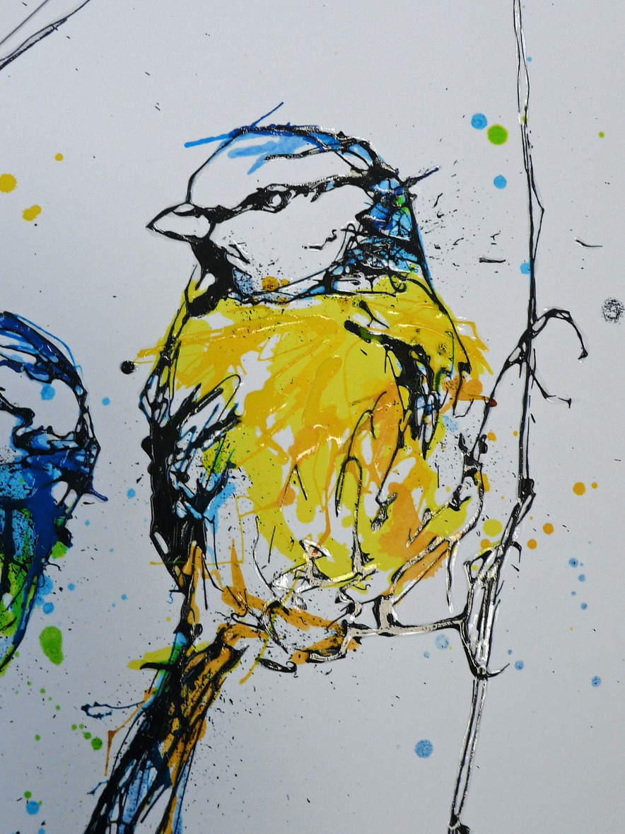 Chitter Chatter by Kathryn Callaghan, Bird | Animals | Abstract