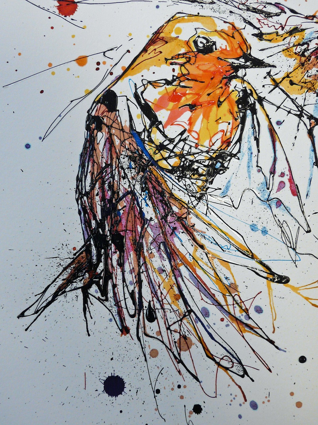 Defender by Kathryn Callaghan, Abstract | Bird | Animals