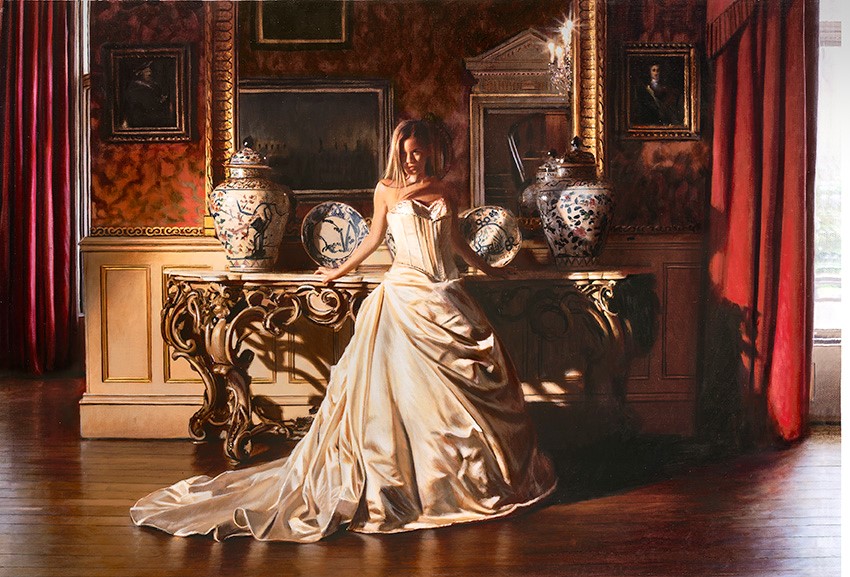 Silent Whispers of Love by Rob Hefferan, Figurative | Love | Romance | Customer Sale