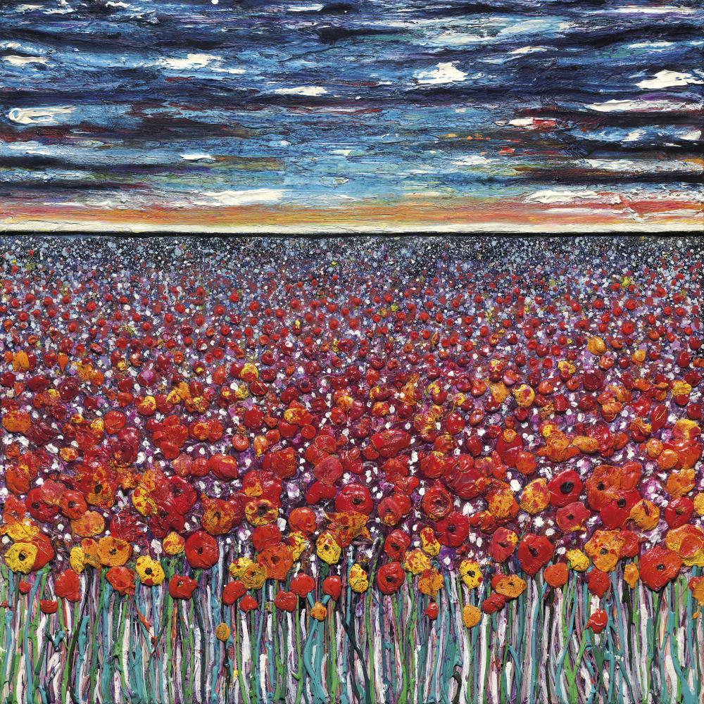 The Danger Tree IV (Set of 4) by Scarlett Raven, Abstract | Flowers