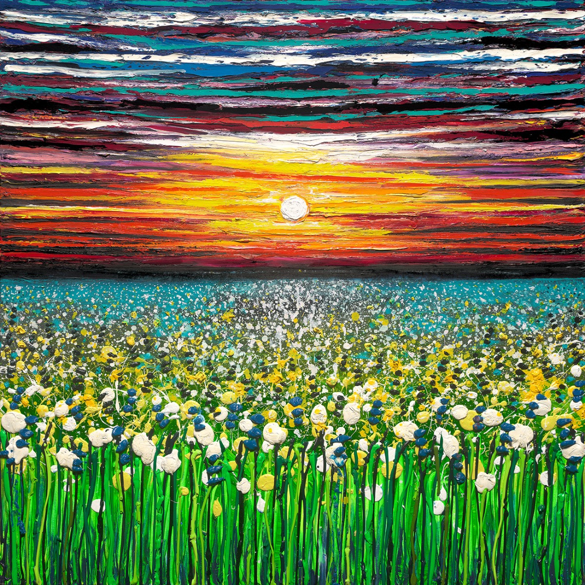 The Danger Tree V (Set of 4) by Scarlett Raven The Danger Tree V (Set of 4) by Scarlett Raven, Abstract | Flowers