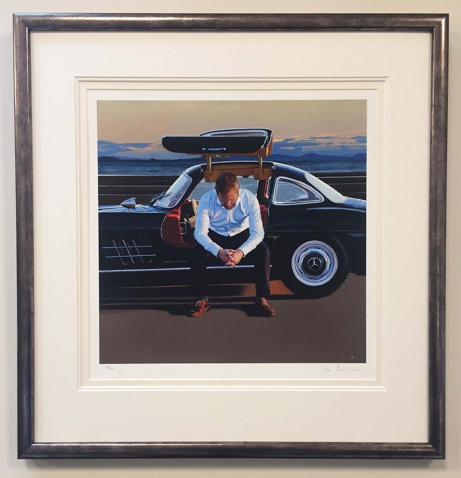 Pit Stop II by Iain Faulkner, Transport | Figurative | Nostalgic