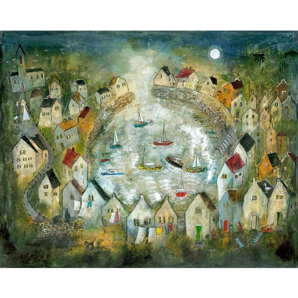 Harbour Church by Rosa Sepple, Sea | Couple