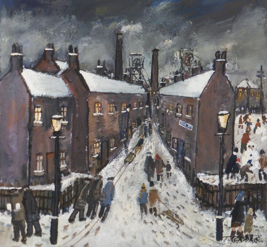 Snowman by Malcolm Teasdale