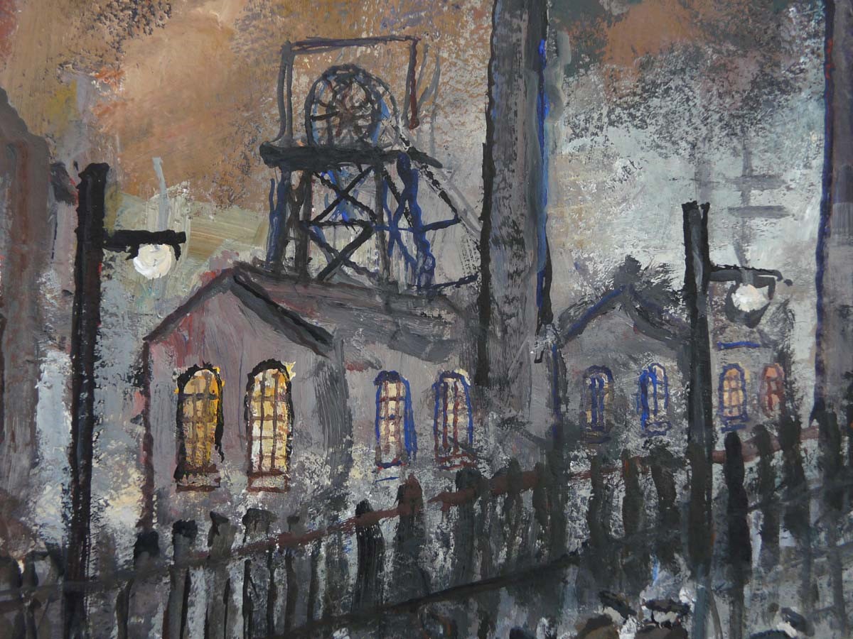 Evening Shadows by Malcolm Teasdale Evening Shadows by Malcolm Teasdale, Mining | Northern | Nostalgic | Bicycle
