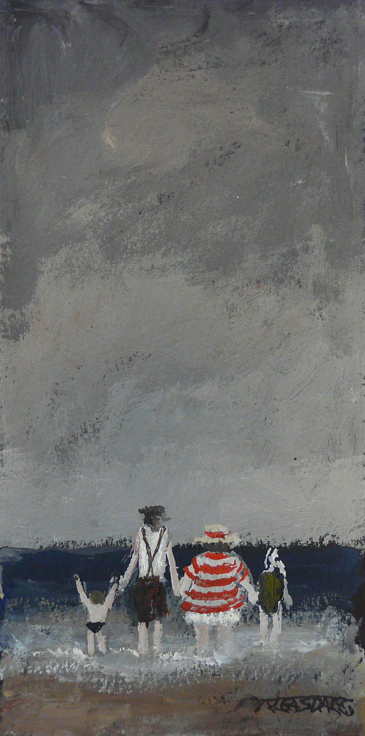 Testing the Water by Malcolm Teasdale, Water | Sea | Family | Northern | Nostalgic