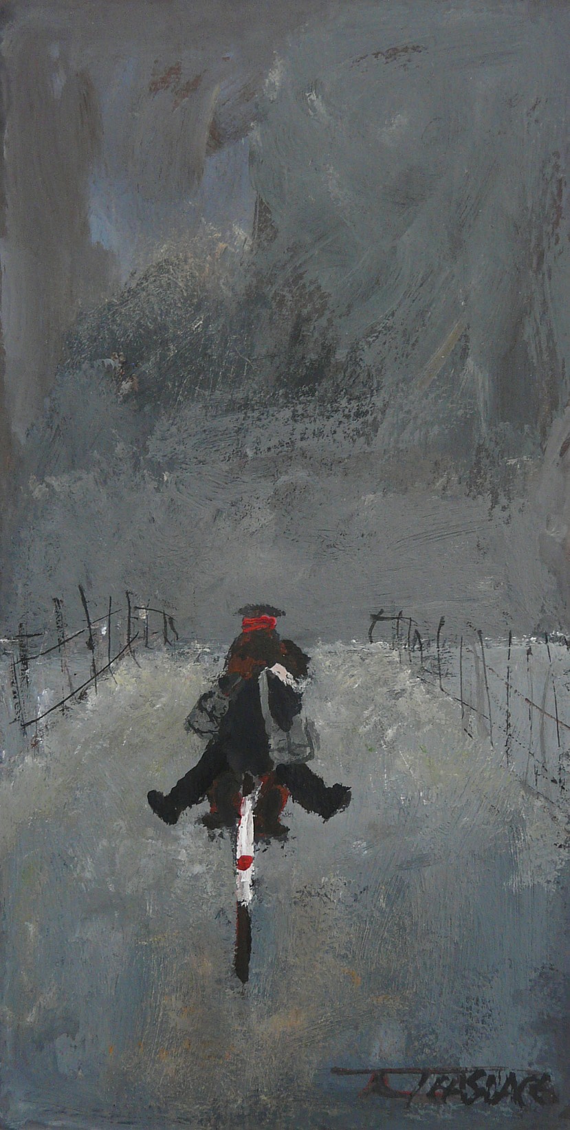 Free Ride by Malcolm Teasdale Free Ride by Malcolm Teasdale, Northern | Nostalgic | Snow | Bicycle