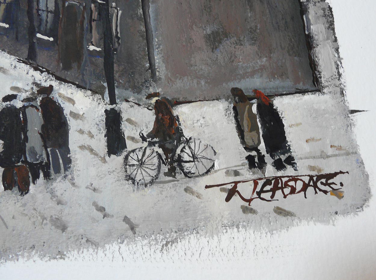 Going t' Mill by Malcolm Teasdale, Northern | Nostalgic | Industrial