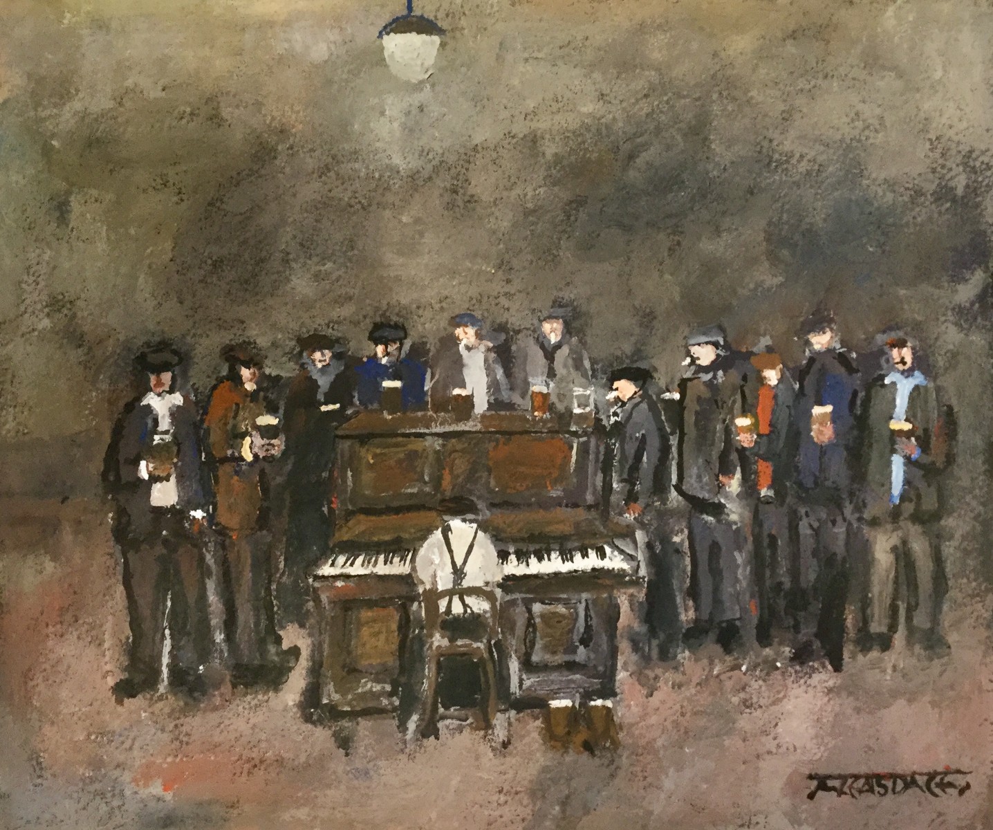 Two Pints Standing by Malcolm Teasdale