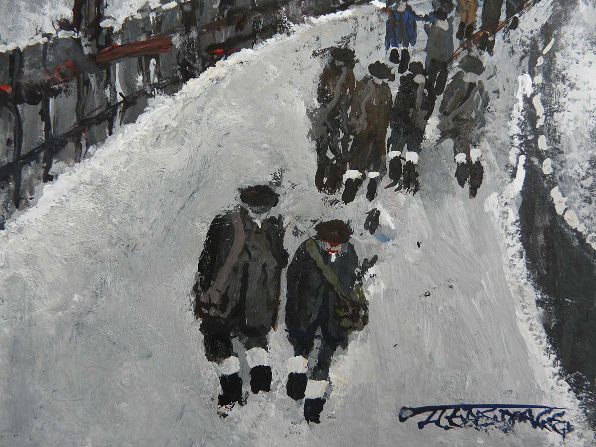 The Long Road Home by Malcolm Teasdale, Mining | Snow | Northern | Nostalgic | Industrial