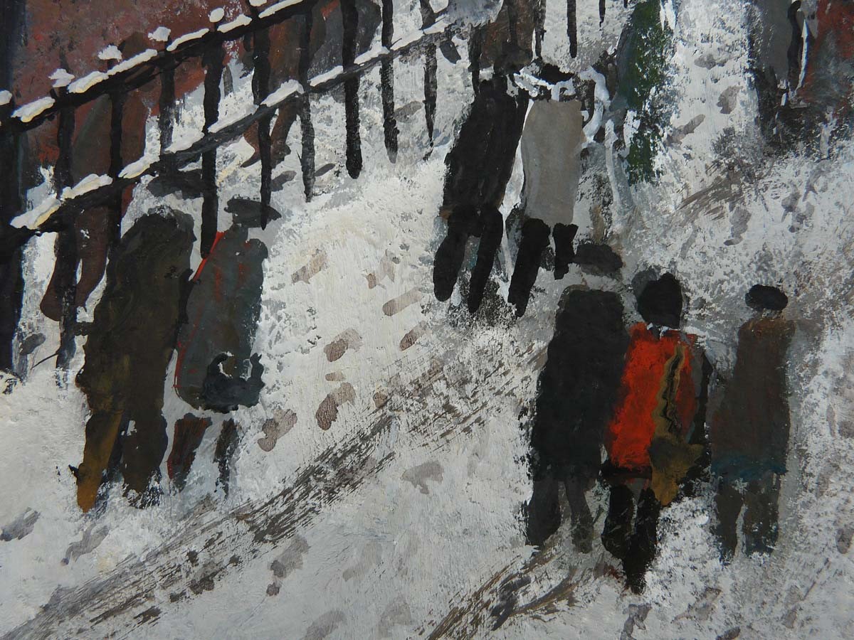Welcome Lights by Malcolm Teasdale Welcome Lights by Malcolm Teasdale, Snow | Pub | Mining | Northern | Nostalgic