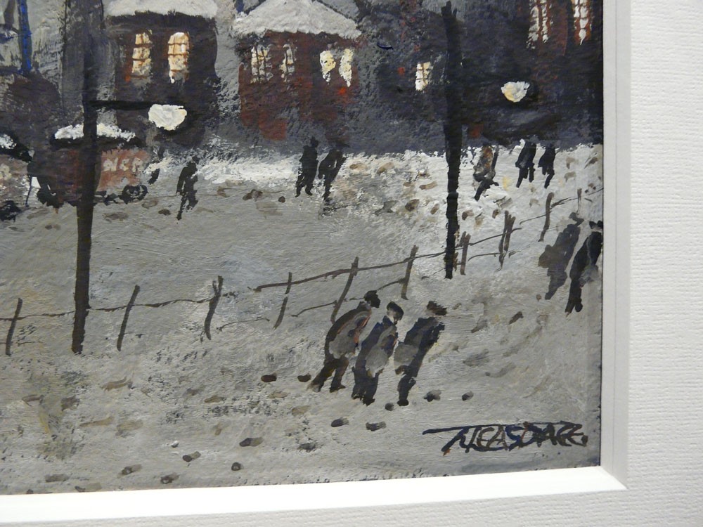 Coal Wagons by Malcolm Teasdale, Snow | Northern | Mining | Industrial