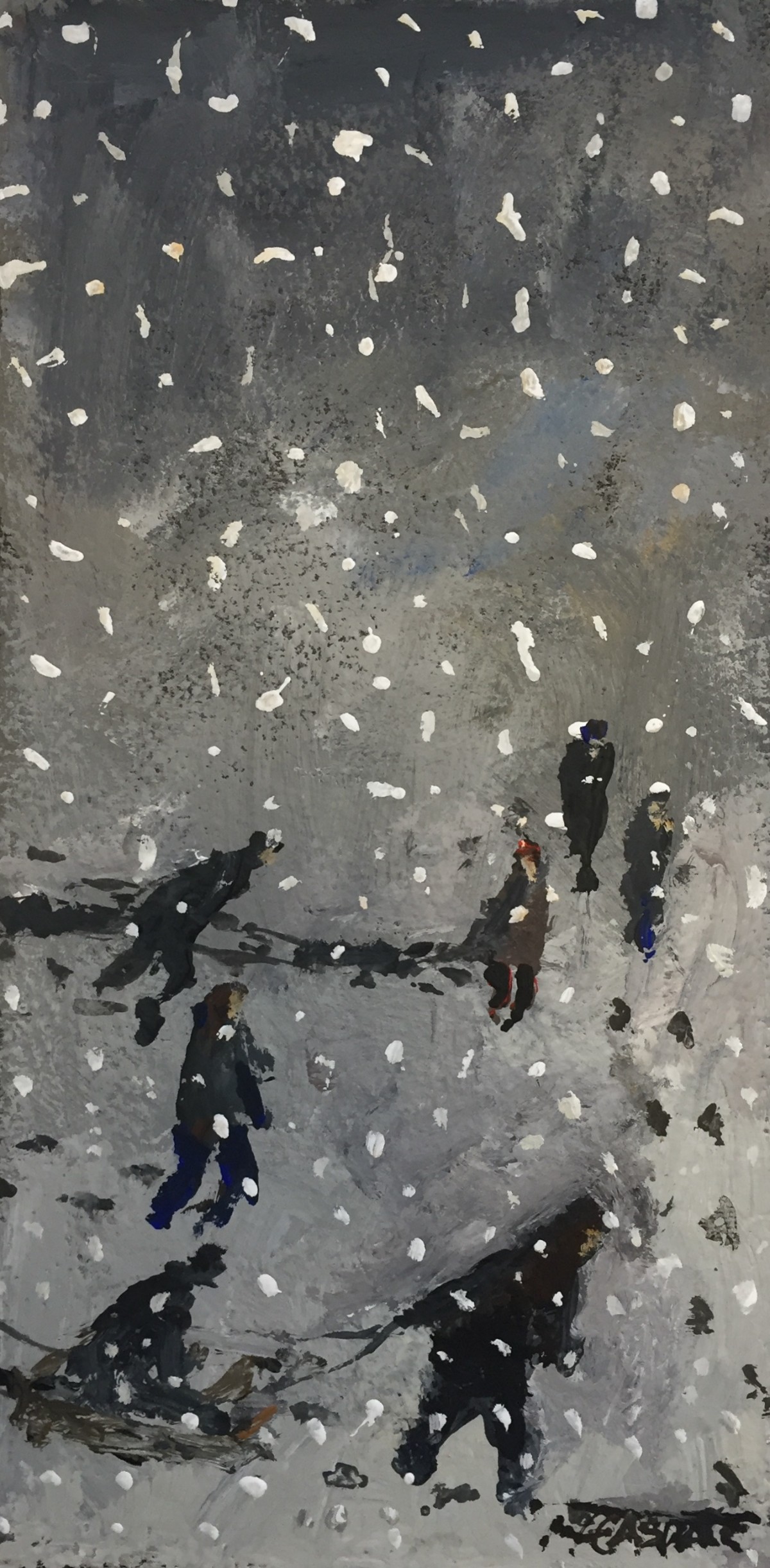Caught in a Blizzard by Malcolm Teasdale